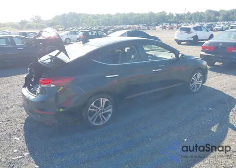 2017 Hyundai Elantra Limited from USA, damaged, VIN KMHD84LF4HU164188